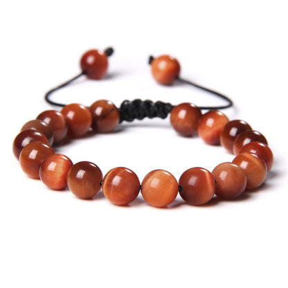 Natural Tigereye Woven Bracelet For Women