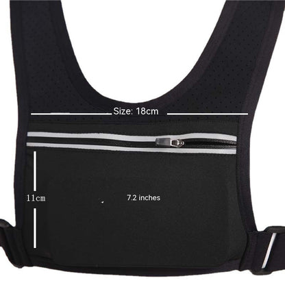 Close-fitting Reflective Running Phone Vest Bag