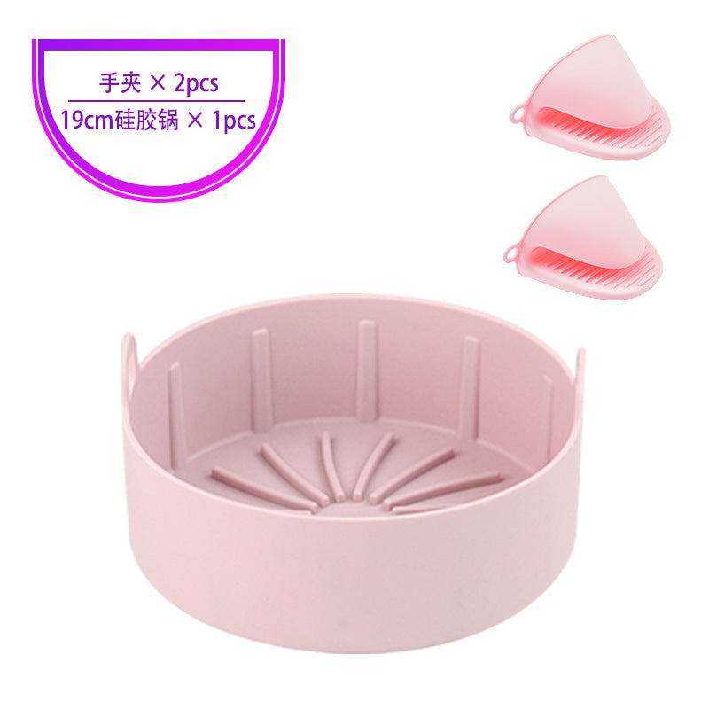 Air Fryer Silicone Pot Replacement Of Parchment Paper Liners No More Cleaning Basket After Using The Air Fryer Food Safe Air Fryers Oven Accessories
