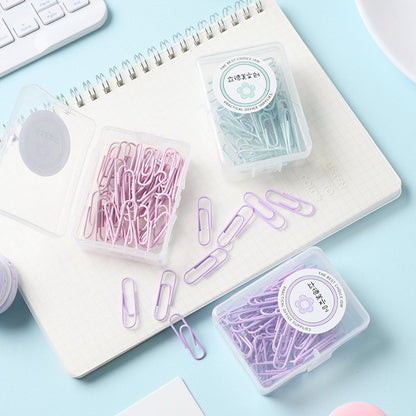 Macaron Color Paper Clip Creative Office Products