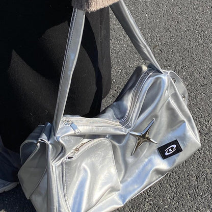 Crossbody Tote Prepuce Women's Large Capacity Commuter Bag Shoulder