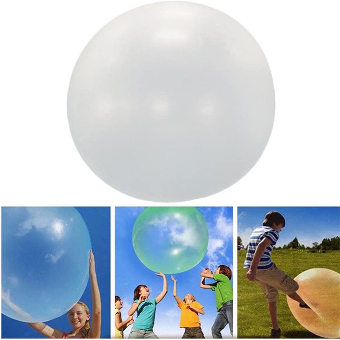 Big Inflatable Ball Children's Toy Elastic Ball Water Ball Bubble Ball Inflatable Ball