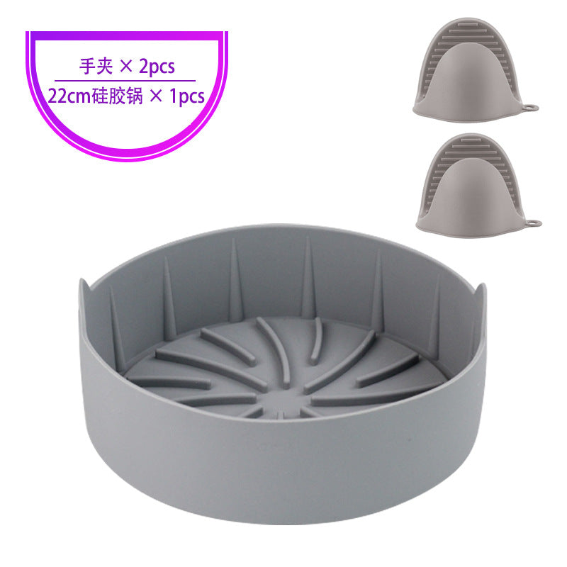 Air Fryer Silicone Pot Replacement Of Parchment Paper Liners No More Cleaning Basket After Using The Air Fryer Food Safe Air Fryers Oven Accessories