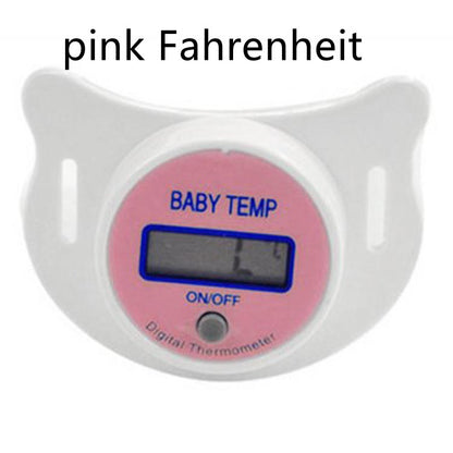 Baby pacifier digital thermometer