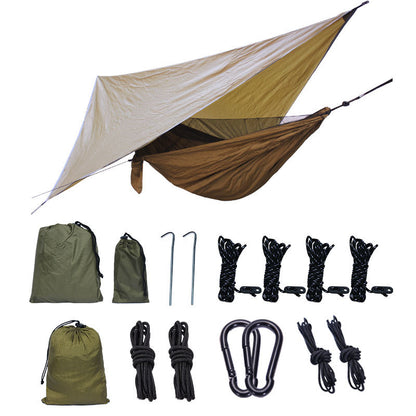 Portable Camping Hammock With Mosquito Net And Awning