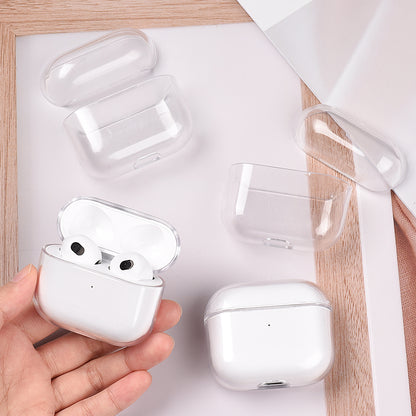 Transparent Case For Airpods 2 3 Pro 1 Case PC Clear Earphone Cover For Air Pods Pro 2 3 1 Earpods Case Charging BOX Shell