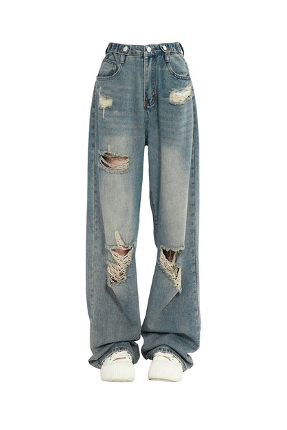 American Vintage Ripped Jeans Girl