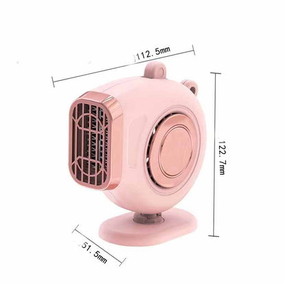 Warm Cold Dual Use Car Low Noise Defog Windscreen Fan Heater Demister Car Heater Fan Heater Window Mist Remover