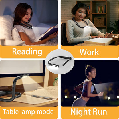Dimmable Handsfree LED Neck Light Flexible Hug Light Book Reading Lamp Hug Light Novelty Reading Lamp Night Light Flashlight