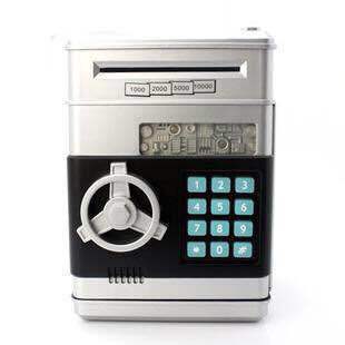 Automatic Paper Money Piggy Bank Gift Money Box Safe