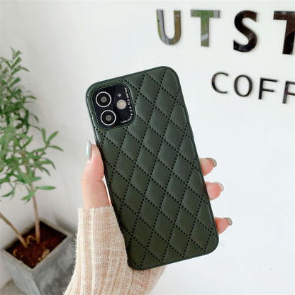 Lingge Suitable For  13 Mobile Phone Case12 Leather Case 11 Sets