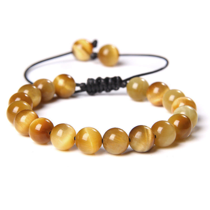 Natural Tigereye Woven Bracelet For Women