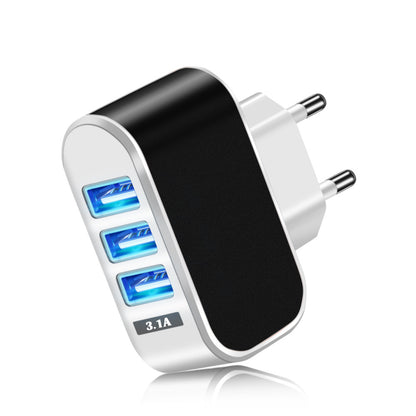 3usb Candy Charger European Luminous Mobile Phone Charging Head