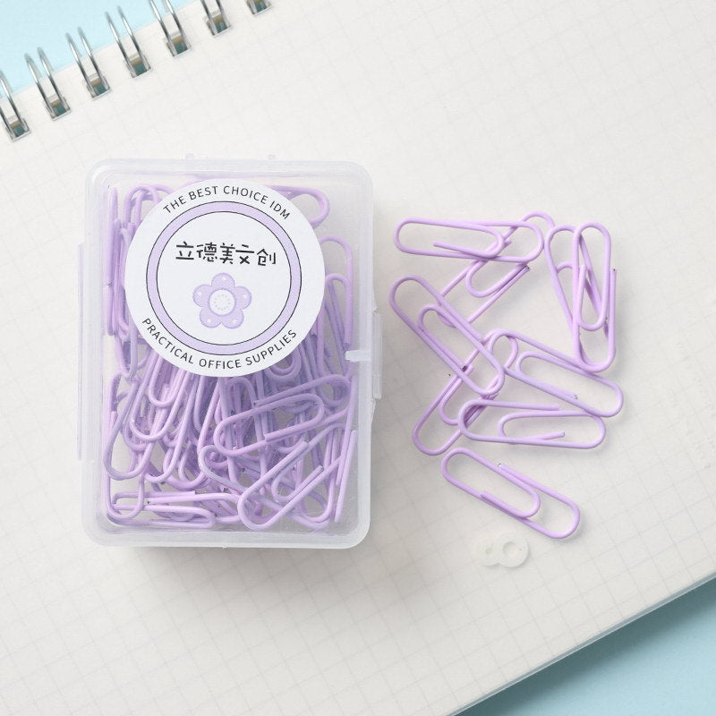 Macaron Color Paper Clip Creative Office Products