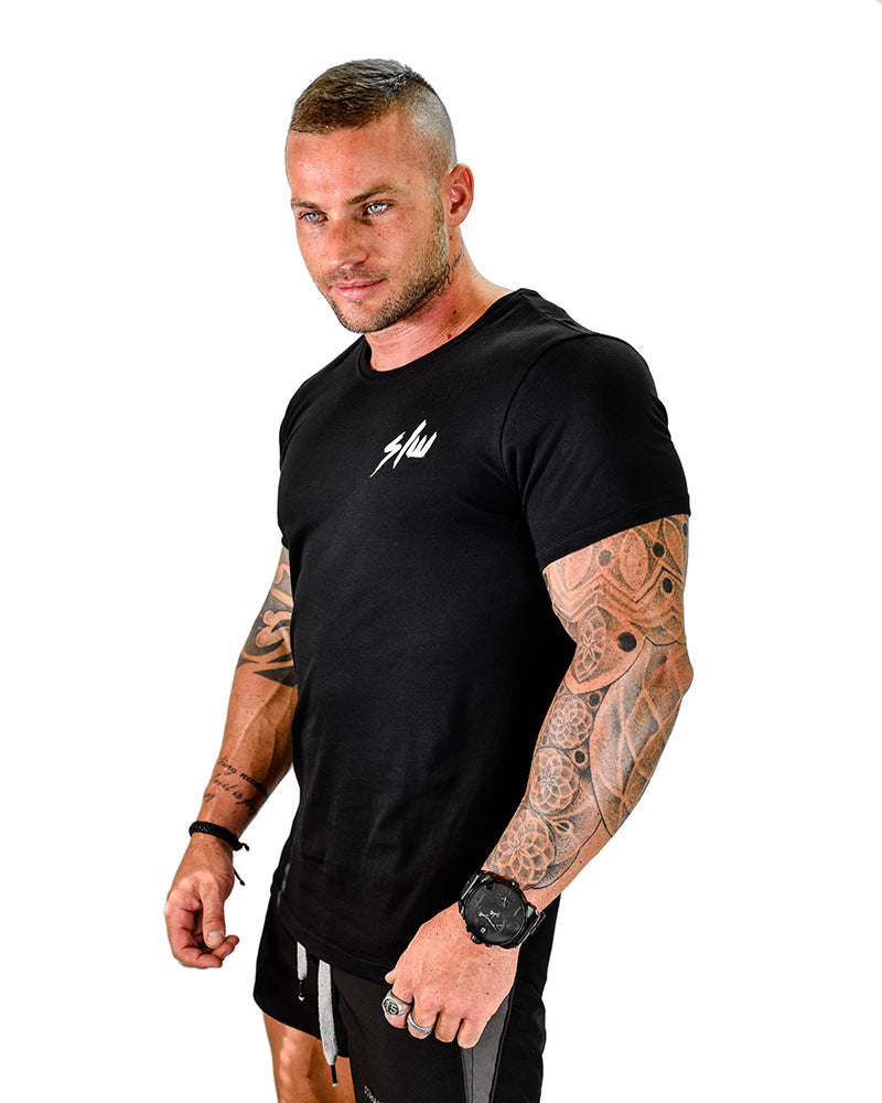 Men's Fashion Casual Sports Outdoor Slim Short-sleeved Tops