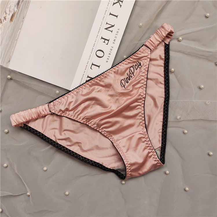 Women's Pinkplay Thin Embroidered Underwear