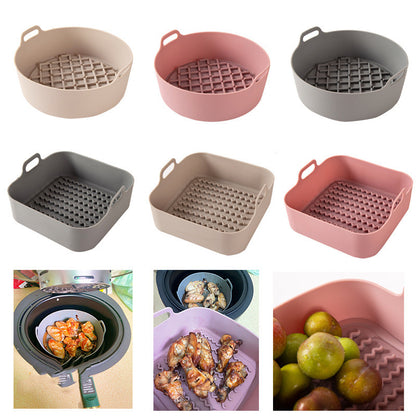 Air Fryer Silicone Pot Replacement Of Parchment Paper Liners No More Cleaning Basket After Using The Air Fryer Food Safe Air Fryers Oven Accessories