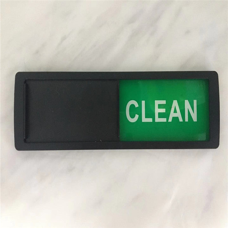 Room Cleaning Tips Cleanliness Signs Hotel Magnetic Signs Acrylic Dishwasher Magnet Clean Dirty Sign Home Room Decoration