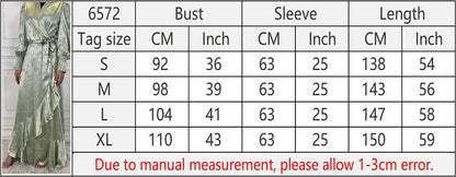 New Fashion Women's Clothing Patchwork Muslim Dress