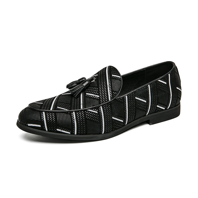 Slip-on Sloth Leather Shoes Male