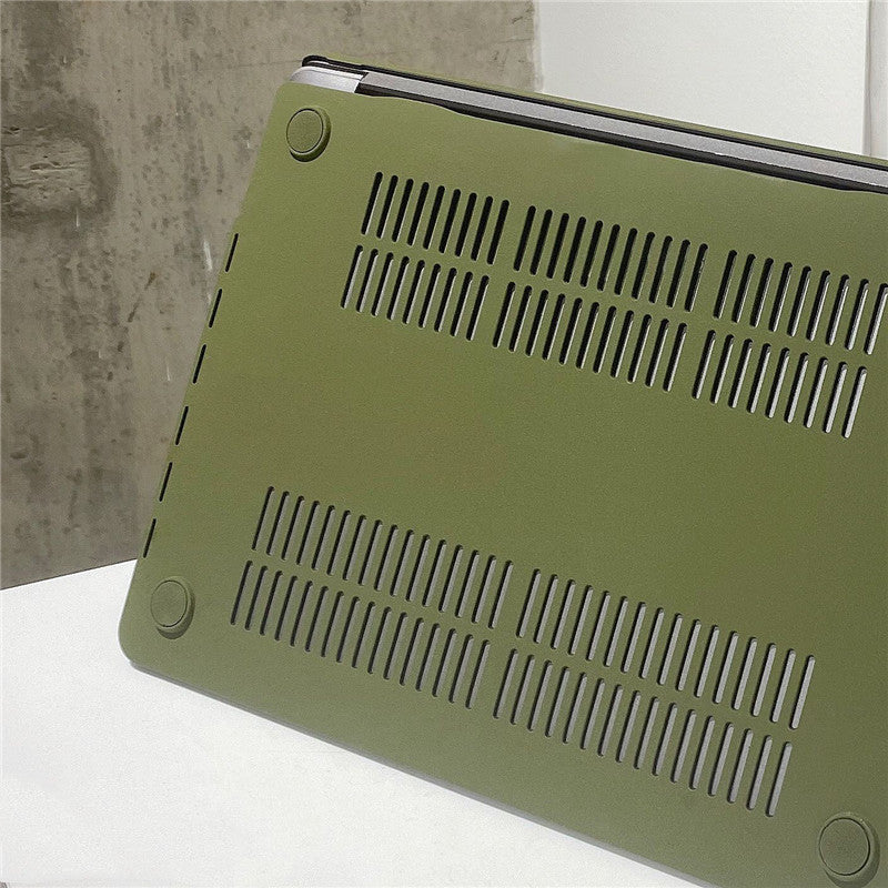 MacBook Notebook Protective Shell Quicksand Army Green