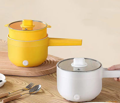 Multifunctional Electric Cooker Student Dormitory Small Electric Cookware Hot Pot Long Handle Electric Frying Pan