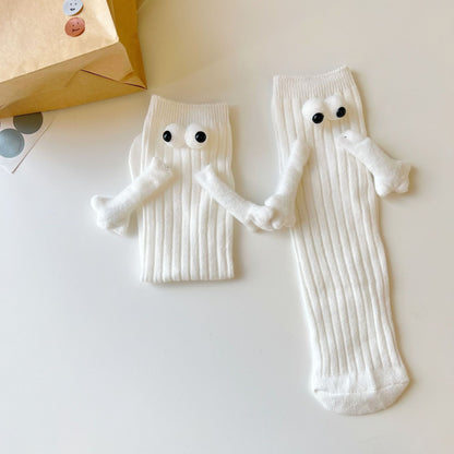 Big Eyes Baby Cute Funny Magnetic Students' Socks