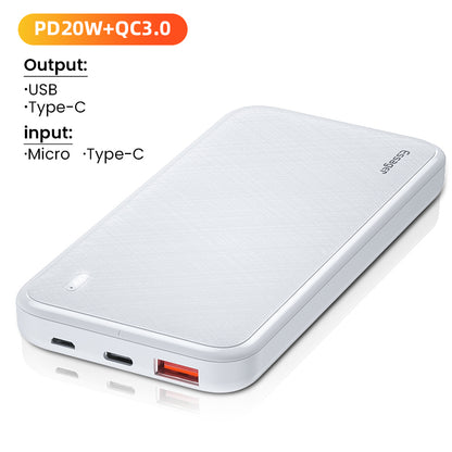 Essager 10000mAh Power Bank Portable Charging External Battery