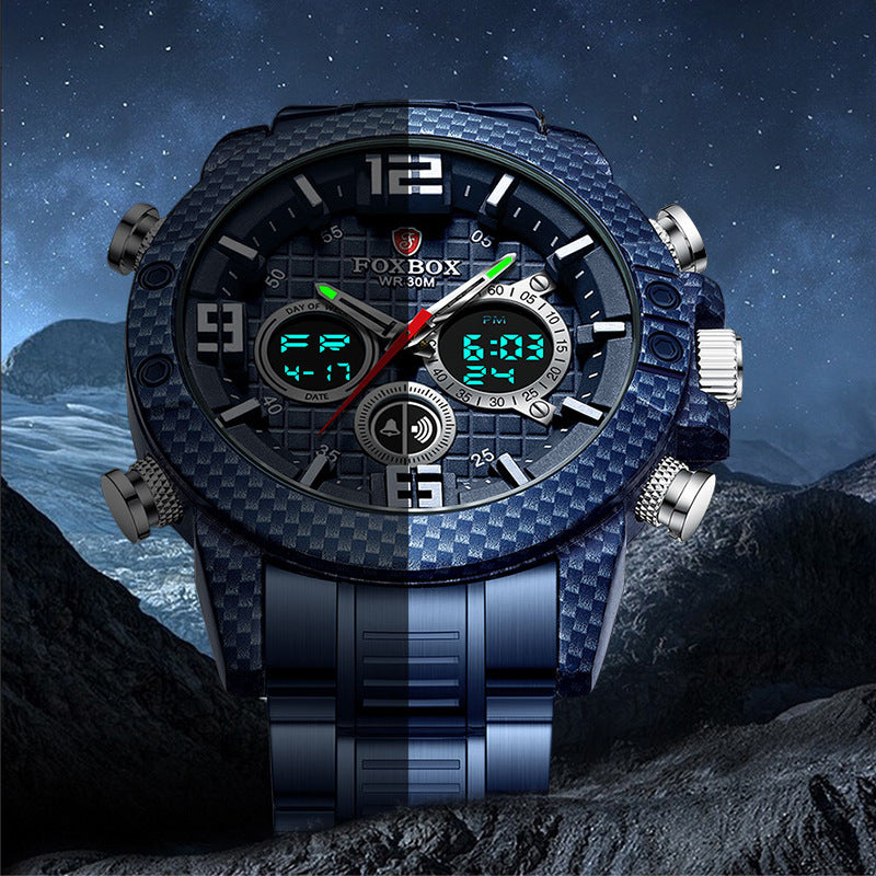 Dual Display Watch Multifunctional Electronic Watch