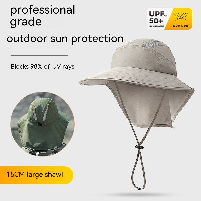 Outdoor Mountaineering Face Cover Sun-proof Hat UV