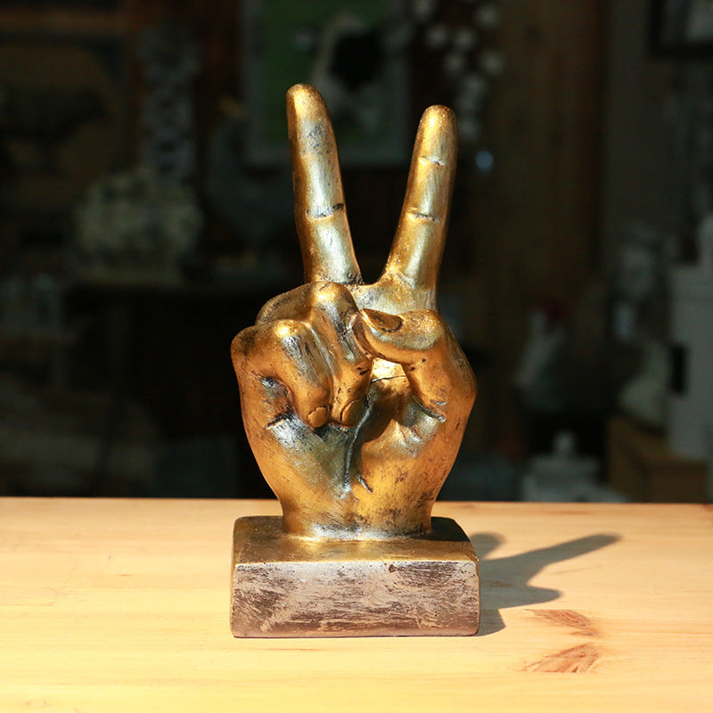 Resin gesture ornaments