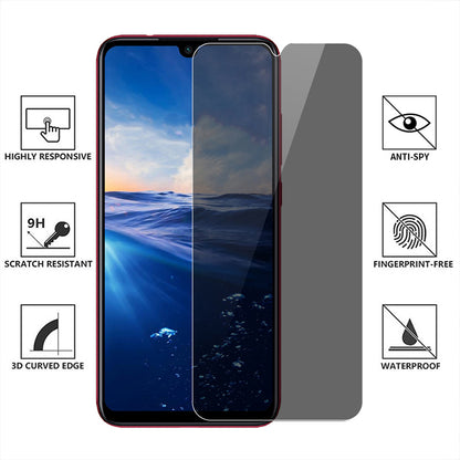 Anti Spy Screen Protector Tempered Glass For Note 10 Pro 9 8 7 T K30 K40 Pro