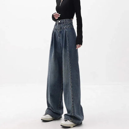 Loose Fitting Wide Leg Jeans